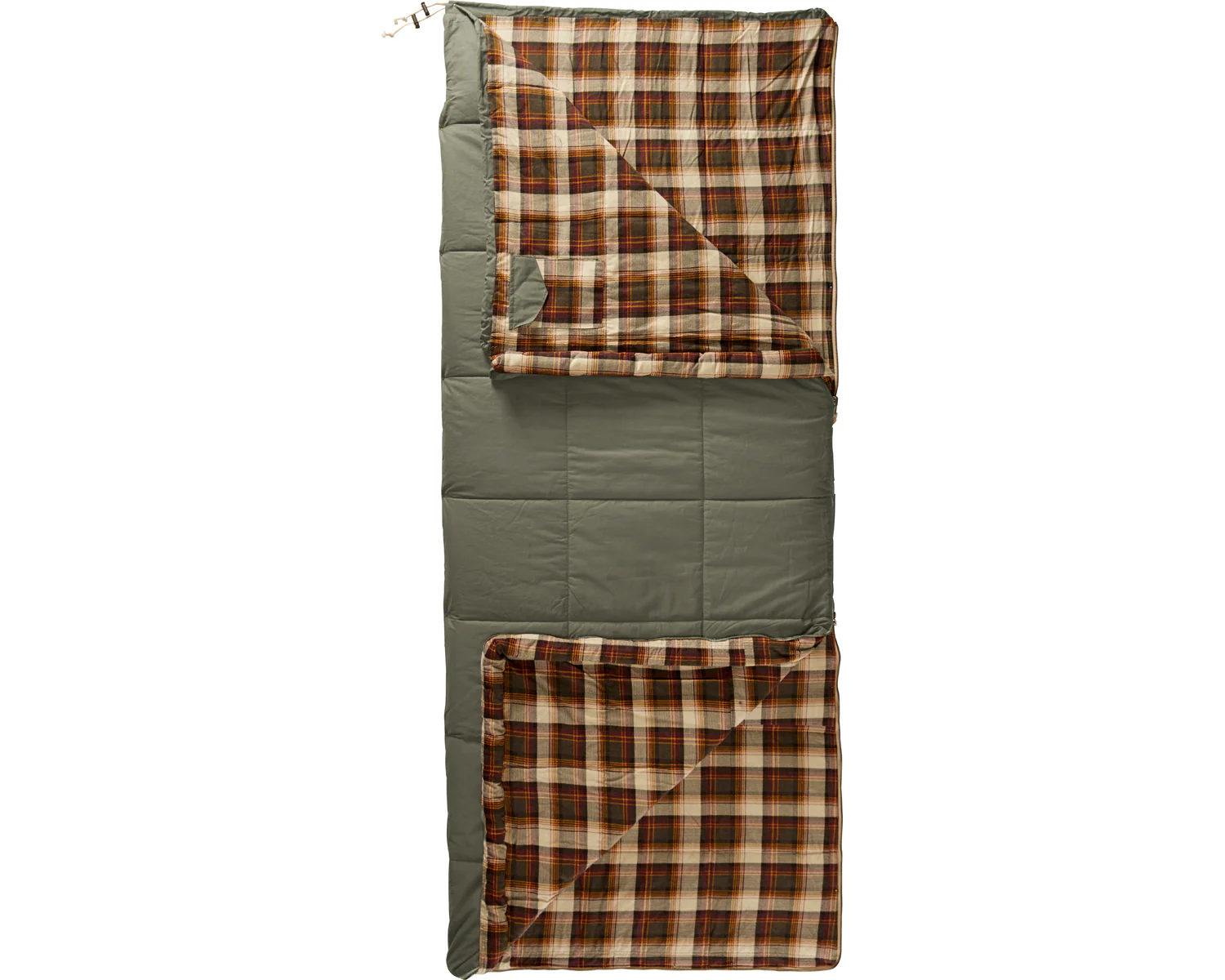 Almond +10° Sleeping Bag - Bungee Cord Brown - Image 4