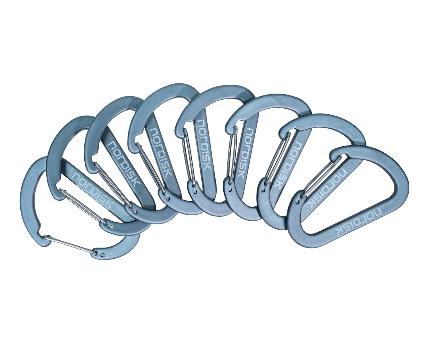 Aluminium Hook L (8 pcs) - Matt Silver - Image 3