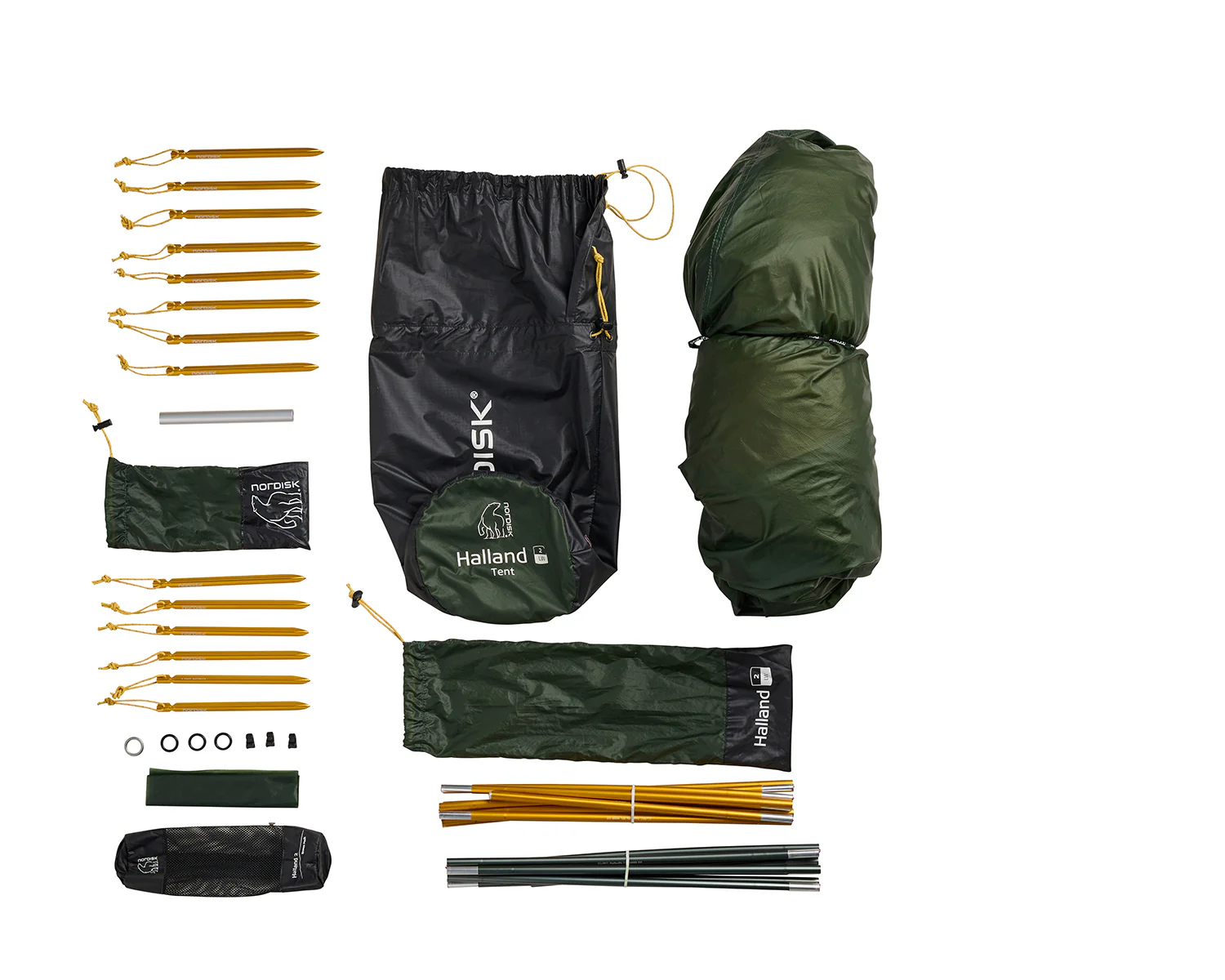 Halland 2 LW (2.0) Tent - 2 person | Black Forest Green - Image 26