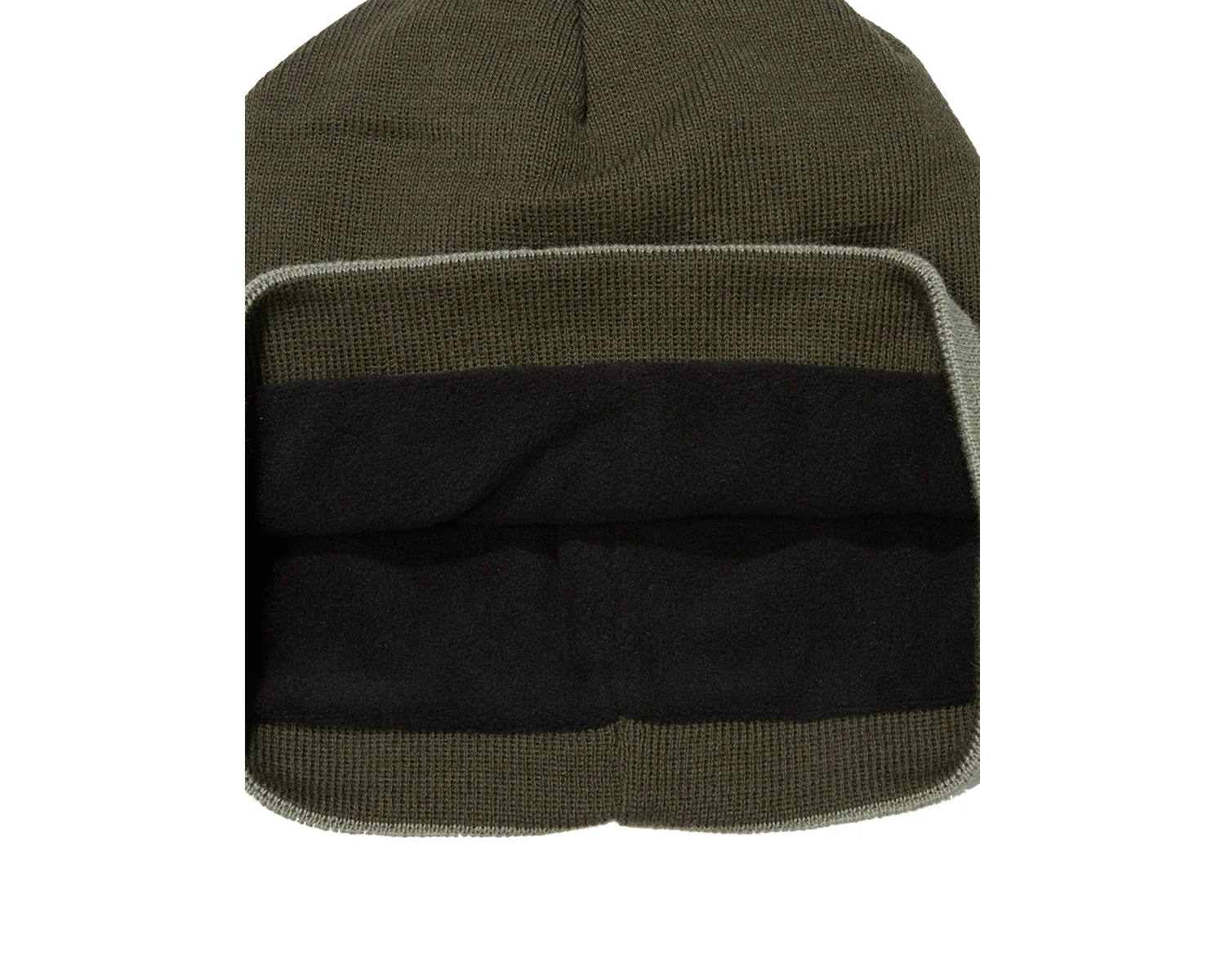 Big Logo Wording Beanie Unisex - Olive Khaki - Image 2