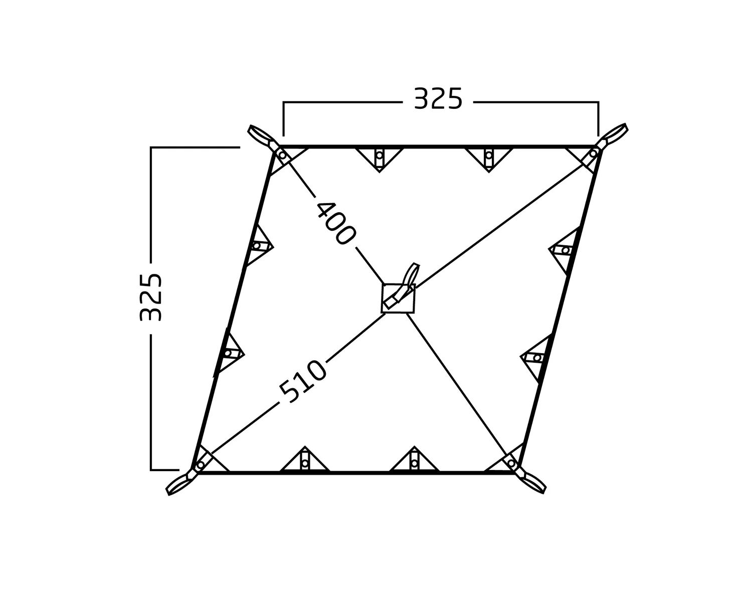 Kari 10 Diamond Tarp - 10 m² | Sandshell - Image 11