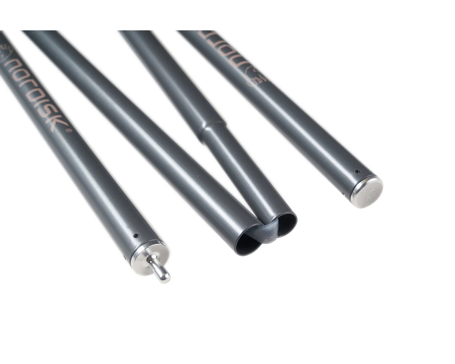 Midgard 9.2/20 - Small Entrance Pole Set (4 pcs) - Steel/Gunmetal Grey - Image 4