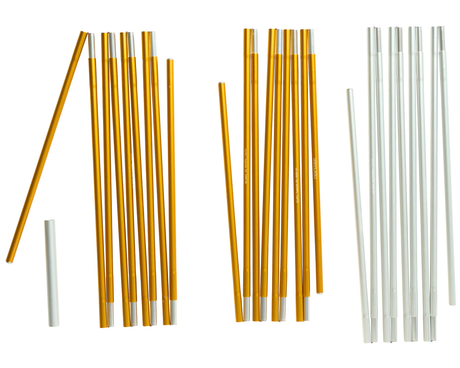 Seiland 2 SP Spare Pole Set - Aluminium