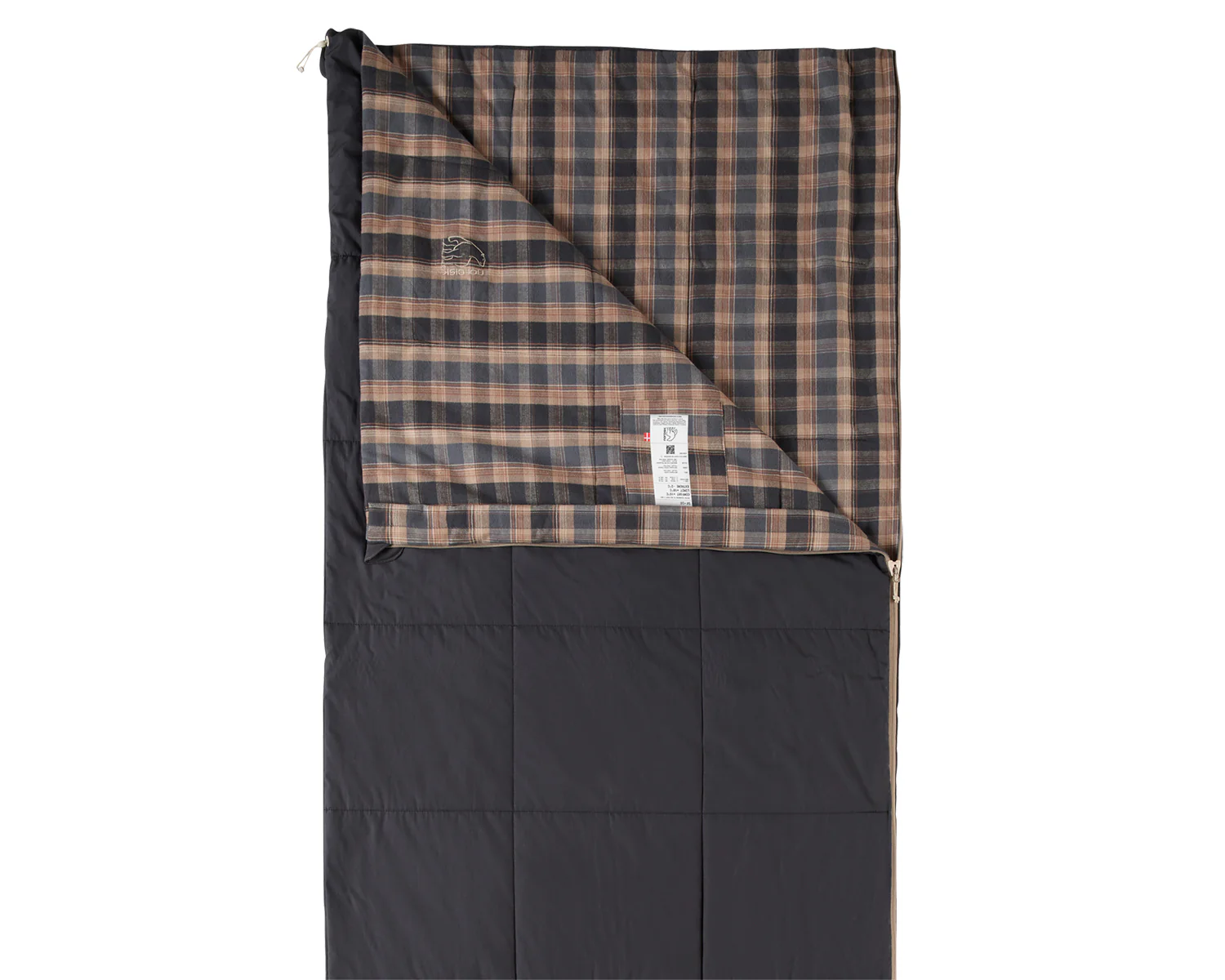 Sif +10° Blanket Sleeping Bag - Obsidian Black - Image 3