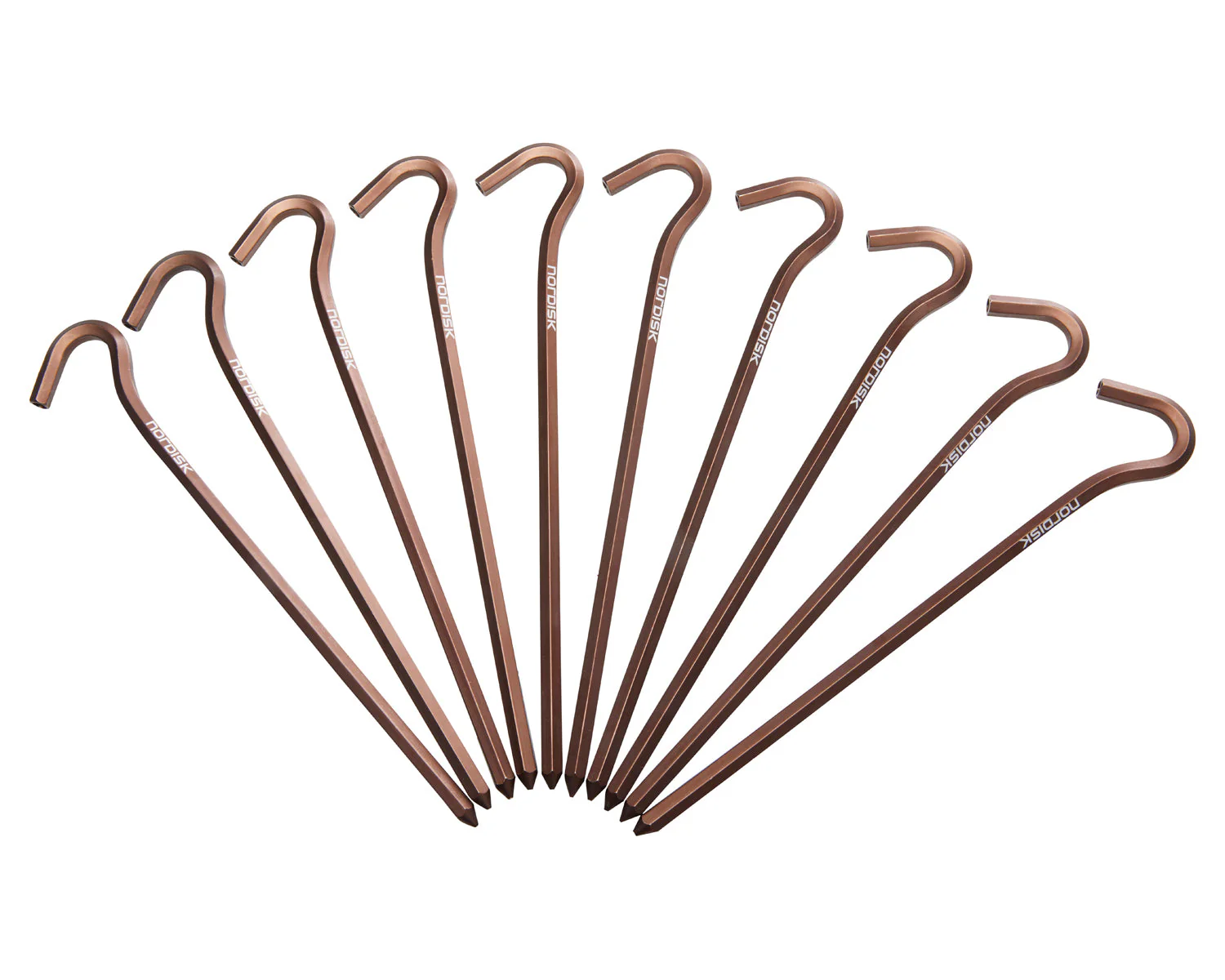 Aluminium Skewer Pegs (10 pcs) - Dachshund Chocolate - Image 3