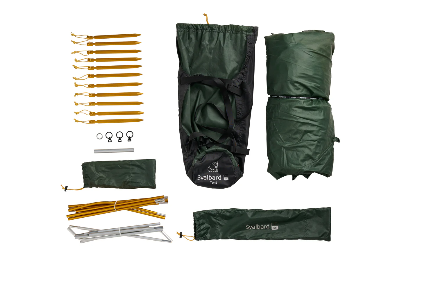 Svalbard 1 SI (2.0) Tent - 1 person | Deep Forest Green - Image 23