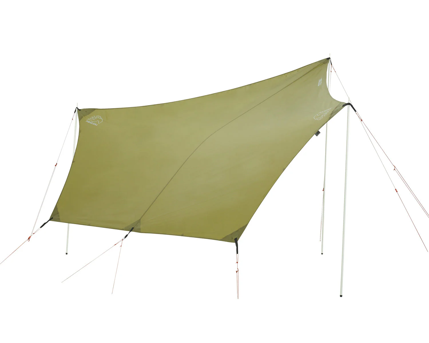 Voss Diamond PU Tarp - Dark Olive Green - Image 3