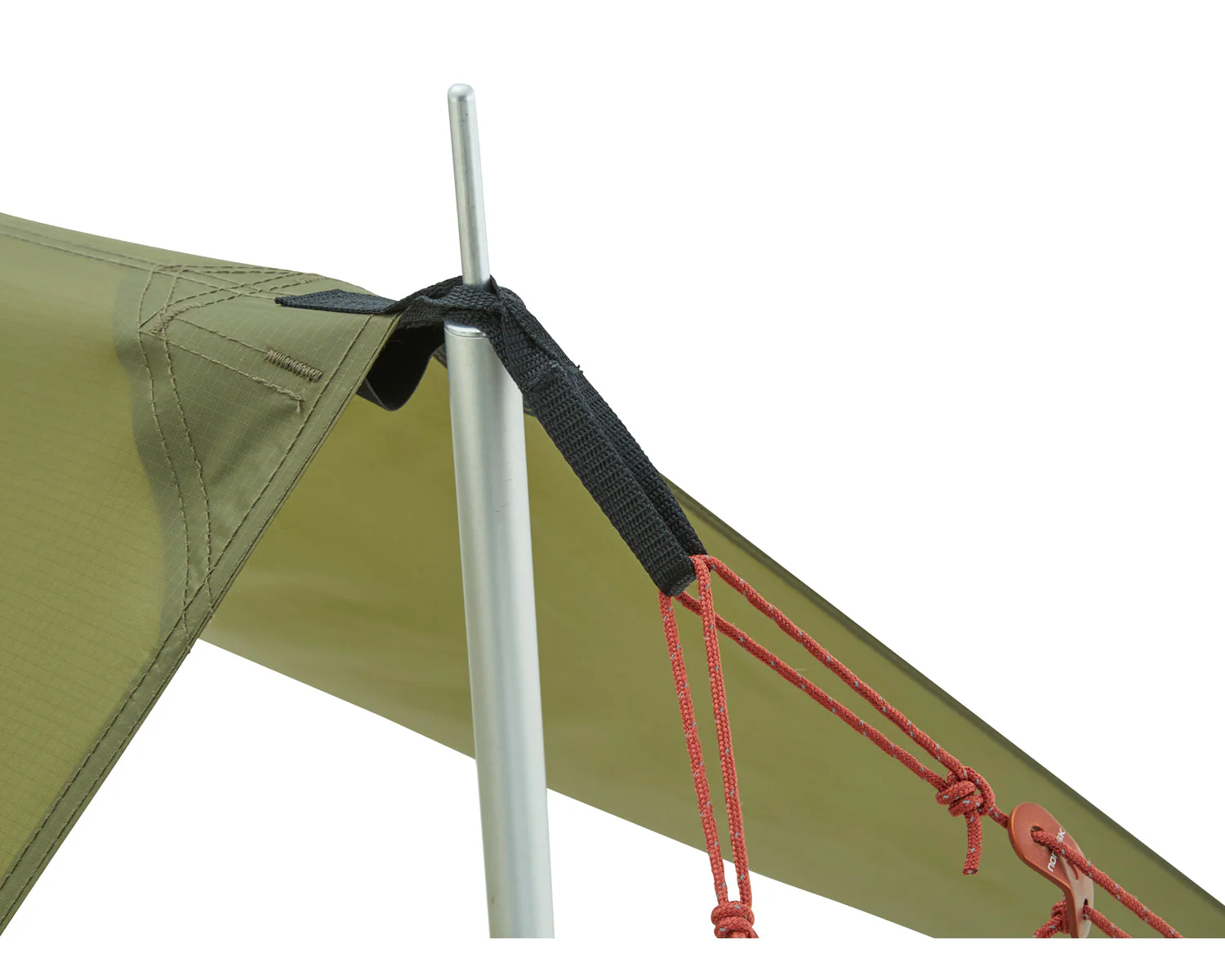 Voss Diamond PU Tarp - Dark Olive Green - Image 4