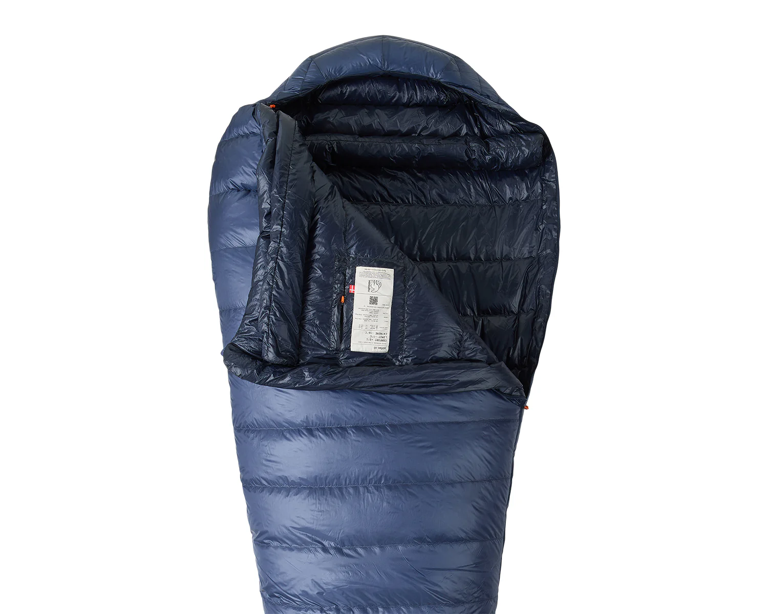 Walløe ±0° Mummy Sleeping Bag - Mood Indigo Blue - Image 3