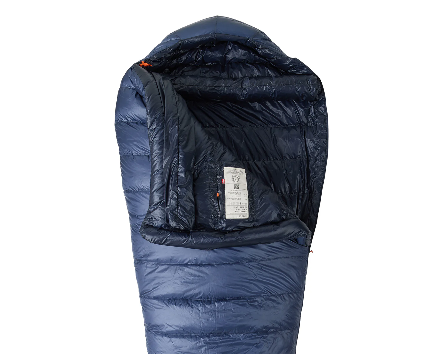 Walløe -10° Mummy Sleeping Bag - Mood Indigo Blue - Image 3