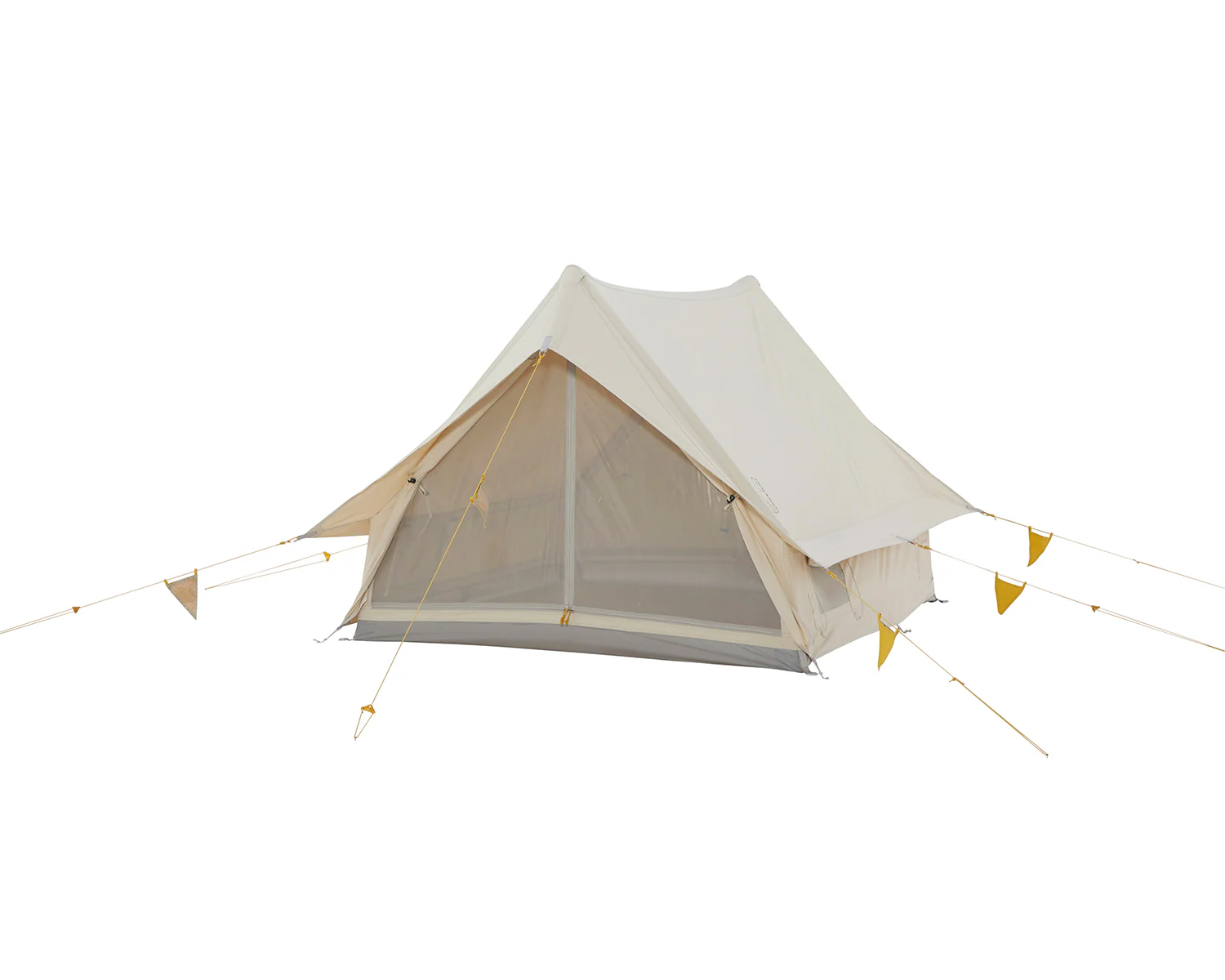 Ydun Tech Mini Glamping Tent Incl. Colour Pack - 2 person | Mustard Yellow - Image 5