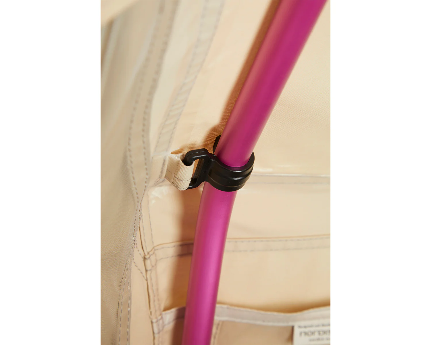 Ydun Tech Mini Glamping Tent Incl. Colour Pack - 2 person | Azalea Cherry Pink - Image 21